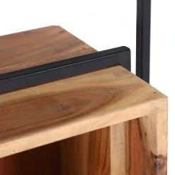 Red Living Wandregal Fenay - Akazie massiv / Metall - Akazie / Schwarz 13 Red Living Wandregal Fenay - Akazie massiv / Metall - Akazie / Schwarz -Wohnzimmermöbel boutique en ligne 1000240833 210113 13421300190 DETAILS P000000001000240833