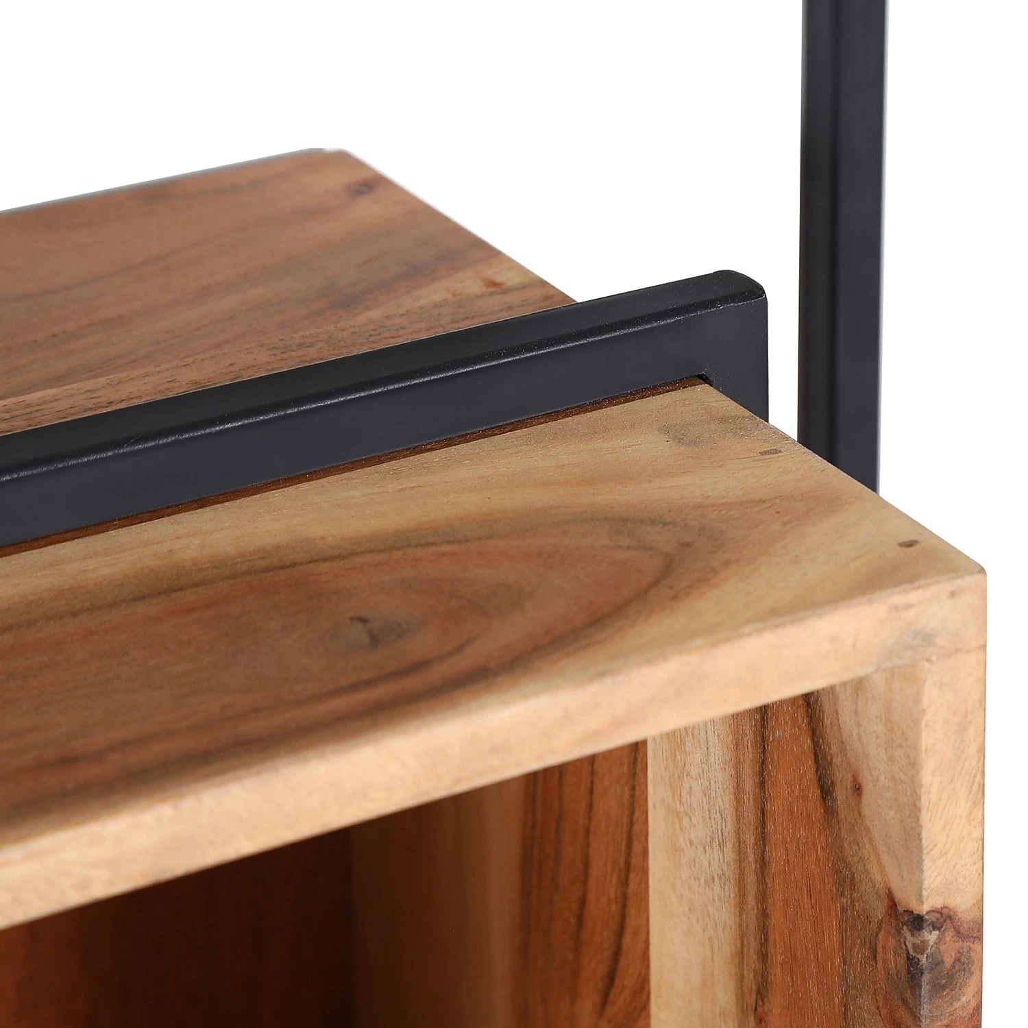 Red Living Wandregal Fenay - Akazie massiv / Metall - Akazie / Schwarz 5 Red Living Wandregal Fenay - Akazie massiv / Metall - Akazie / Schwarz – Bild 5