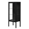 Loftscape Highboard Aregno - Glas / Metall - Schwarz - Breite: 55 cm