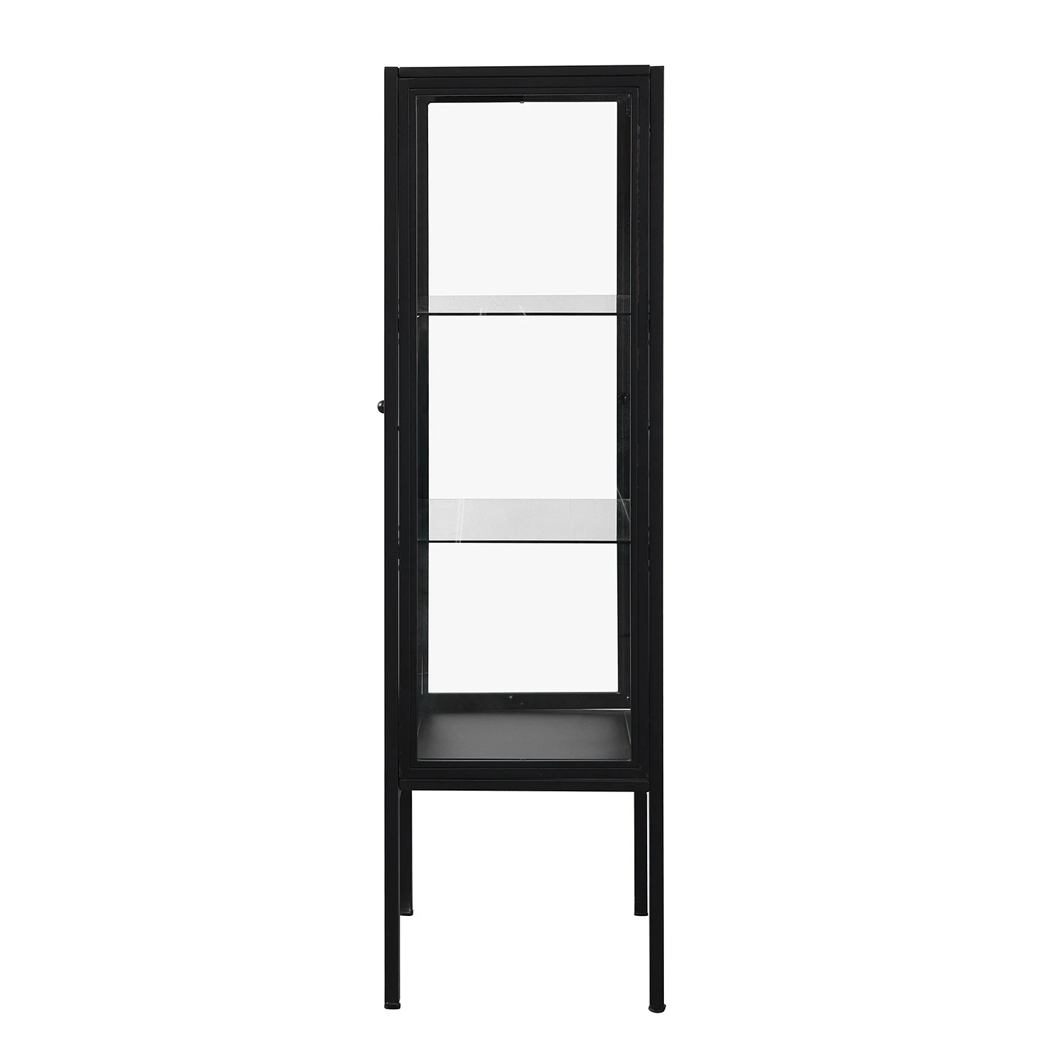 Loftscape Highboard Aregno - Glas / Metall - Schwarz - Breite: 55 cm 4 Loftscape Highboard Aregno - Glas / Metall - Schwarz - Breite: 55 cm – Bild 4