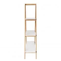 Mørteens Regal Tondern - Bambus teilmassiv - Weiß / Bambus -Wohnzimmermöbel boutique en ligne 1000241543 211223 123718000115 DETAILS P000000001000241543