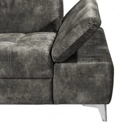 Loftscape Ecksofa Groslay - Samt - Samt Insa: Grau - Ottomane davorstehend links -Wohnzimmermöbel boutique en ligne 1000241694 210127 18201300549 DETAILS P000000001000241694