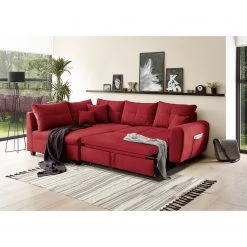 Loftscape Ecksofa Viersat - Microfaser Ranu: Beere - Longchair davorstehend links -Wohnzimmermöbel boutique en ligne 1000241710 210127 18263600738 MOOD DETAILS P000000001000241710 mood