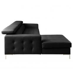 Fredriks Ecksofa Much Dewchurch - Echtleder - Echtleder Mabra: Schwarz - Longchair davorstehend links -Wohnzimmermöbel boutique en ligne 1000241938 210208 14243300135 DETAILS P000000001000241938
