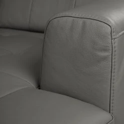 Fredriks Wohnlandschaft White Pine - Echtleder - Echtleder Mabra: Grau - Longchair davorstehend rechts / Ottomane links -Wohnzimmermöbel boutique en ligne 1000241957 210208 14271400297 DETAILS P000000001000241957