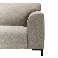 Studio Copenhagen Ecksofa Lussant - Flachgewebe Shina: Beige - Ottomane davorstehend links - Schwarz -Wohnzimmermöbel boutique en ligne 1000242193 210217 08335600137 DETAILS P000000001000242193