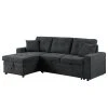 Loftscape Ecksofa Luglon - Webstoff - Anthrazit
