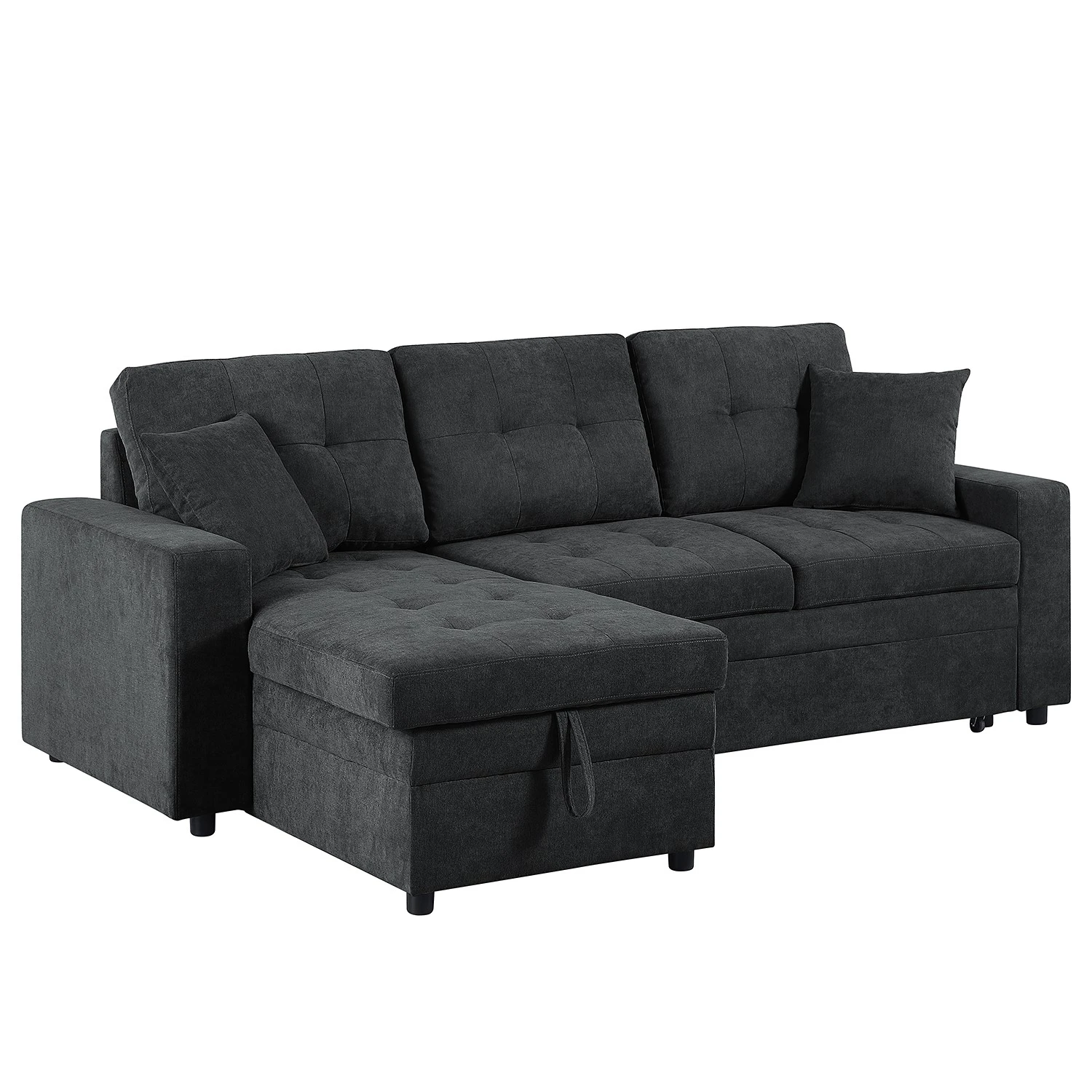 Loftscape Ecksofa Luglon - Webstoff - Anthrazit 9 Loftscape Ecksofa Luglon - Webstoff - Anthrazit – Bild 9