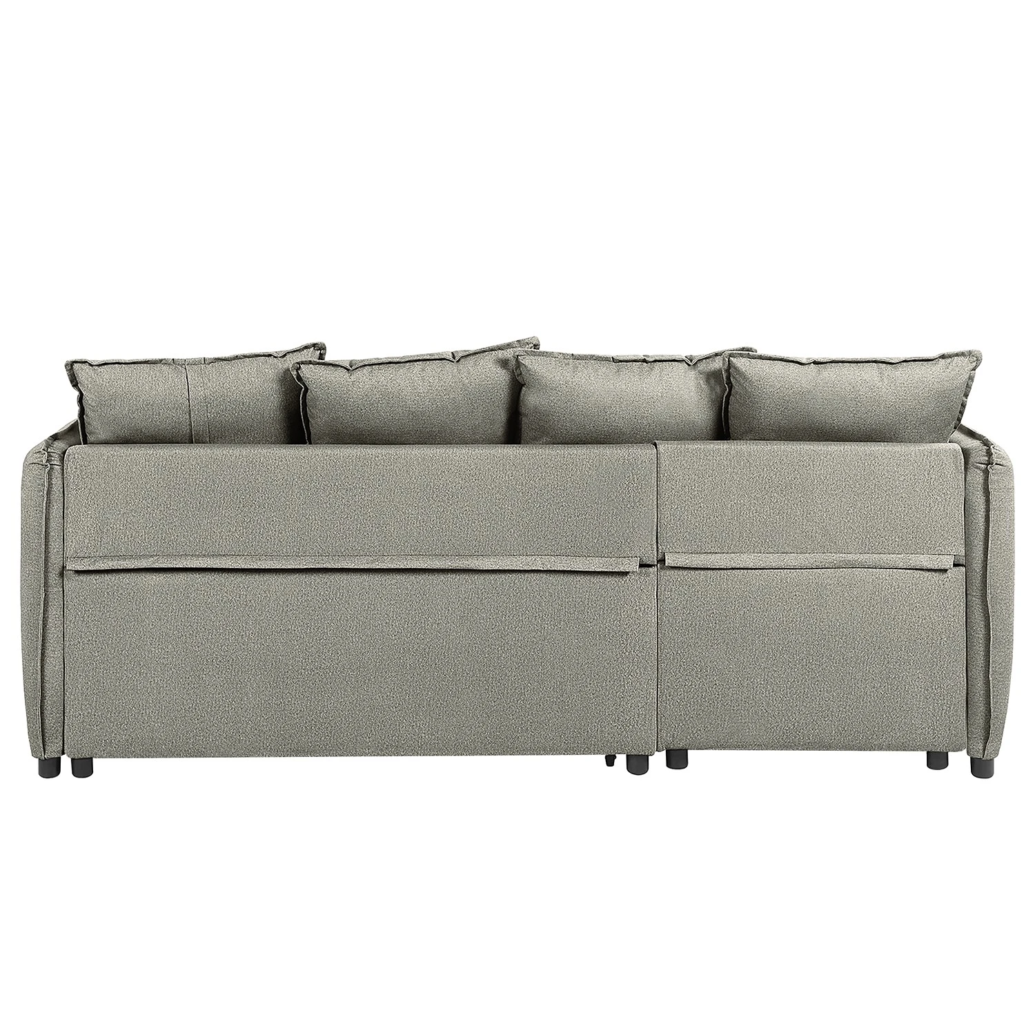 Loftscape Ecksofa Lillers - Webstoff - Hellgrau - Longchair davorstehend links 8 Loftscape Ecksofa Lillers - Webstoff - Hellgrau - Longchair davorstehend links – Bild 8