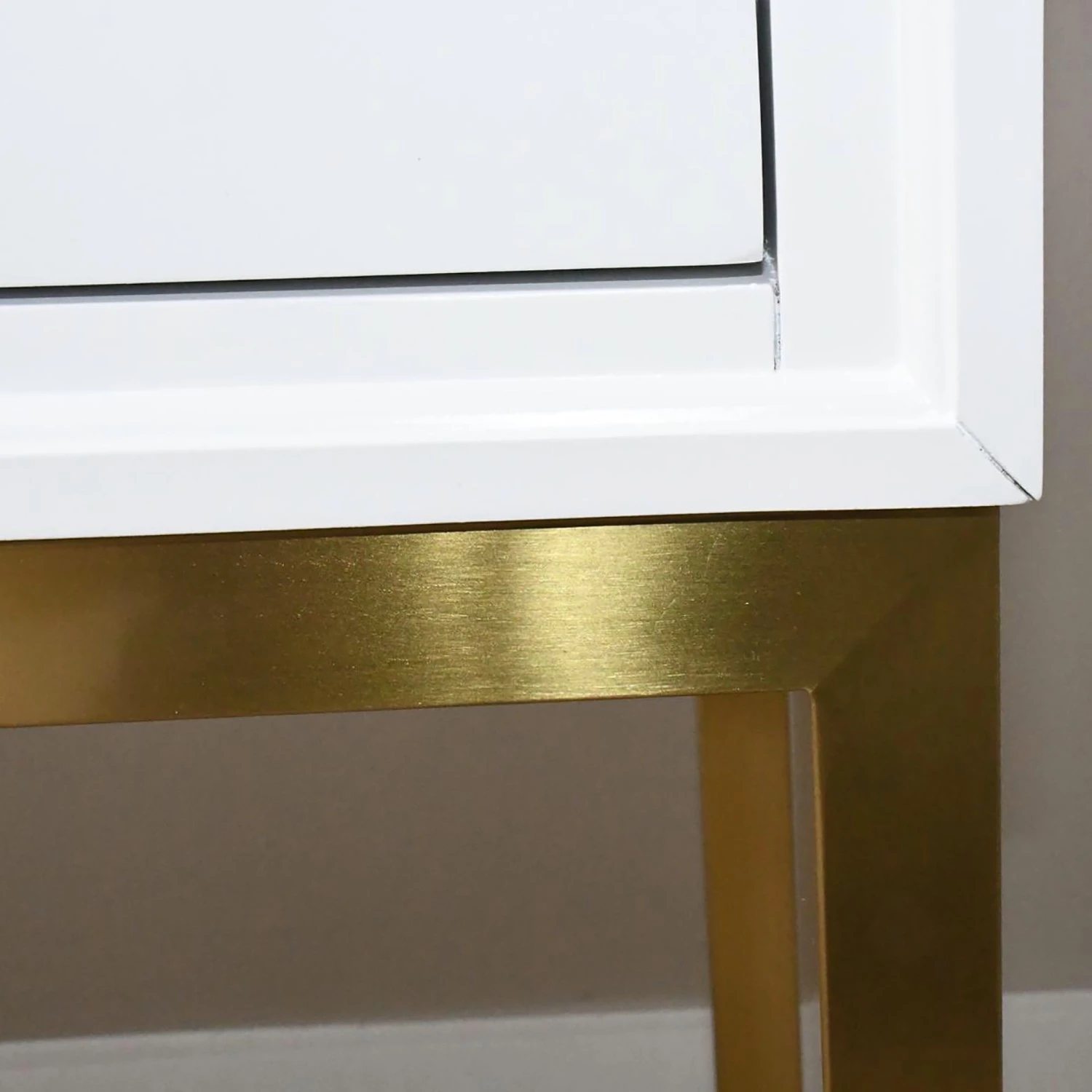 Red Living Konsolentisch Varades - Weiß / Gold 5 Red Living Konsolentisch Varades - Weiß / Gold – Bild 5