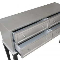 Red Living Kommode Vaunac - Matt Silber / Schwarz -Wohnzimmermöbel boutique en ligne 1000242716 210121 07594600020 DETAILS P000000001000242716