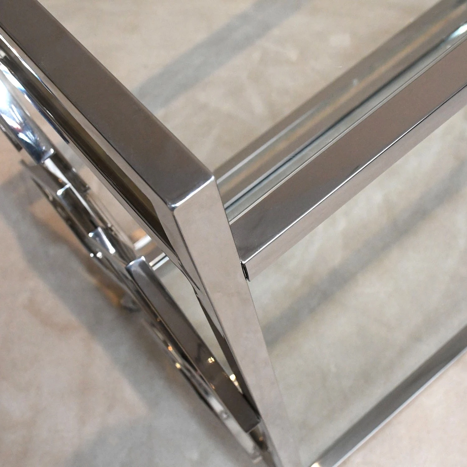 Loftscape Servierwagen Peillac - Glas / Edelstahl - Chrom 7 Loftscape Servierwagen Peillac - Glas / Edelstahl - Chrom – Bild 7