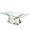 Loftscape Couchtisch Vareilles I - Glas / Edelstahl - Chrom