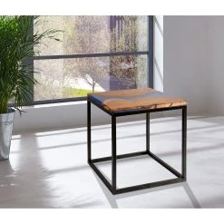 Wolf-Möbel Epoxidharz-Beistelltisch Tarnac - Harz / Metall - Blau 14 Wolf-Möbel Epoxidharz-Beistelltisch Tarnac - Harz / Metall - Blau -Wohnzimmermöbel boutique en ligne 1000243170 210723 14014400002 MOOD DETAILS P000000001000243170 mood