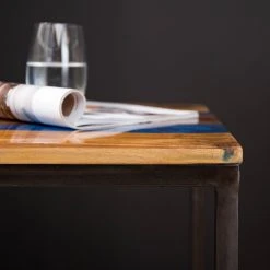 Wolf-Möbel Epoxidharz-Beistelltisch Tarnac - Harz / Metall - Blau 23 Wolf-Möbel Epoxidharz-Beistelltisch Tarnac - Harz / Metall - Blau -Wohnzimmermöbel boutique en ligne 1000243170 220617 023 MOOD DETAILS P000000001000243170 mood