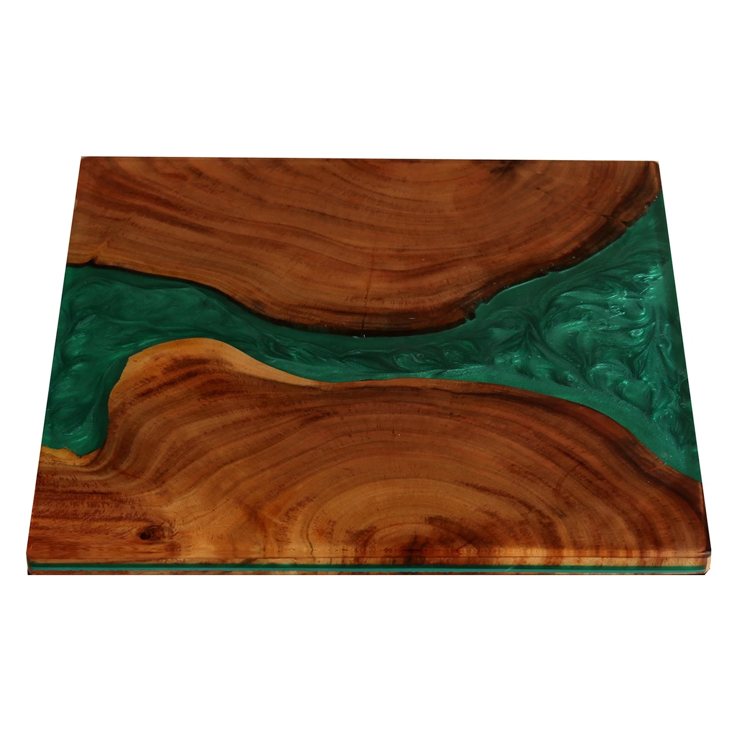 Wolf-Möbel Epoxidharz-Beistelltisch Tarnac - Harz / Metall - Grün 4 Wolf-Möbel Epoxidharz-Beistelltisch Tarnac - Harz / Metall - Grün – Bild 4