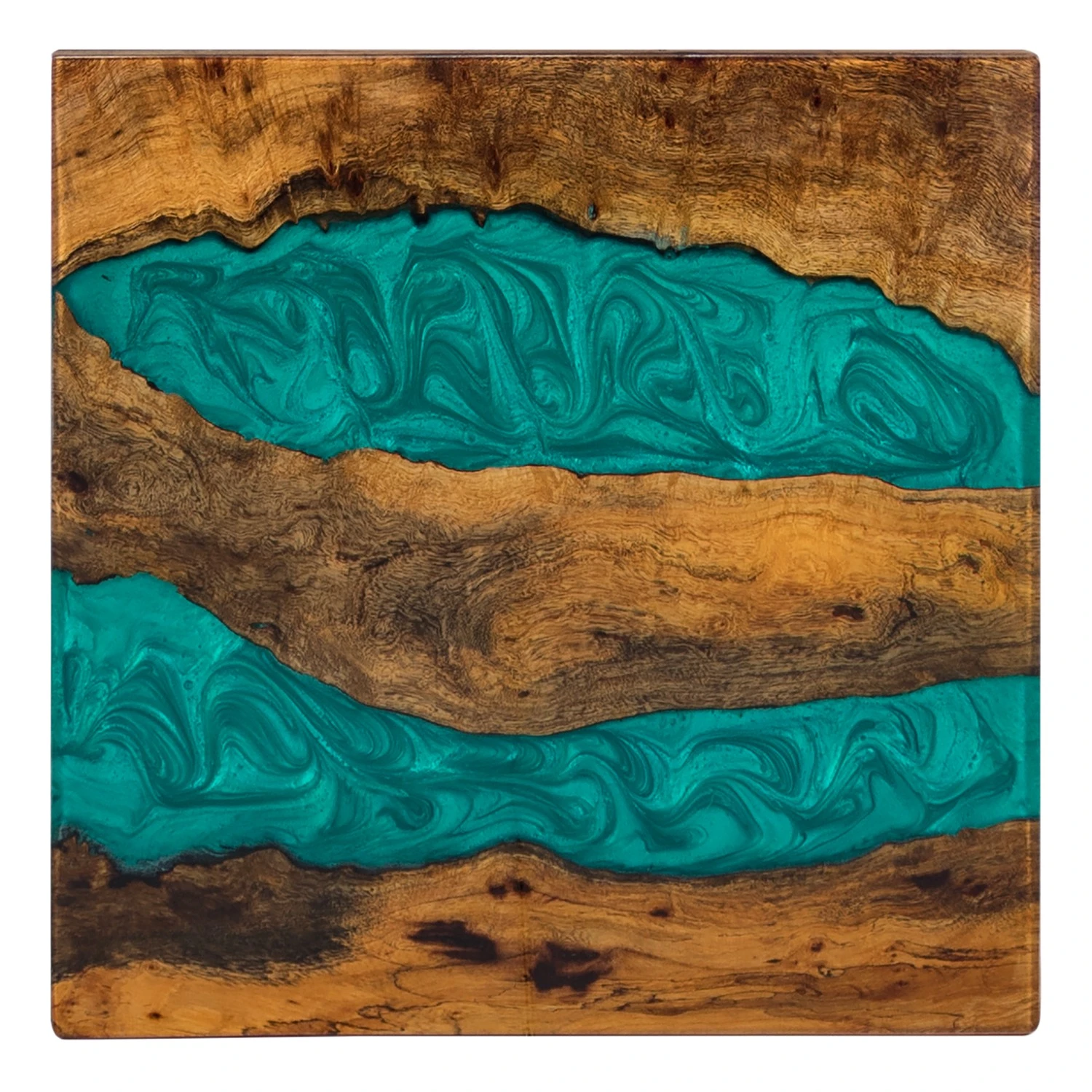 Wolf-Möbel Epoxidharz-Beistelltisch Tarnac - Harz / Metall - Grün 6 Wolf-Möbel Epoxidharz-Beistelltisch Tarnac - Harz / Metall - Grün – Bild 6