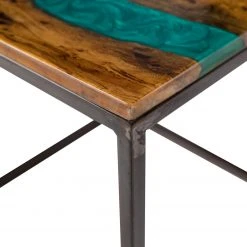 Wolf-Möbel Epoxidharz-Beistelltisch Tarnac - Harz / Metall - Grün 19 Wolf-Möbel Epoxidharz-Beistelltisch Tarnac - Harz / Metall - Grün -Wohnzimmermöbel boutique en ligne 1000243171 220106 08231200061 DETAILS P000000001000243171