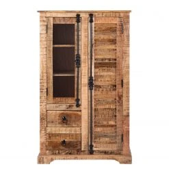 Wolf-Möbel Highboard Senille - Mango massiv -Wohnzimmermöbel boutique en ligne 1000243201 220311 030 DETAILS P000000001000243201