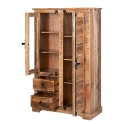 Wolf-Möbel Highboard Senille - Mango massiv -Wohnzimmermöbel boutique en ligne 1000243201 220311 031 DETAILS P000000001000243201