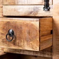 Wolf-Möbel Highboard Senille - Mango massiv -Wohnzimmermöbel boutique en ligne 1000243201 220311 035 DETAILS P000000001000243201