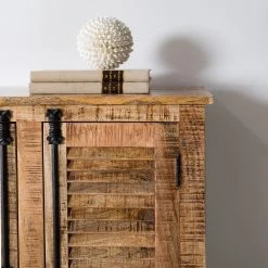 Wolf-Möbel Highboard Senille - Mango massiv -Wohnzimmermöbel boutique en ligne 1000243201 220314 030 DETAILS P000000001000243201