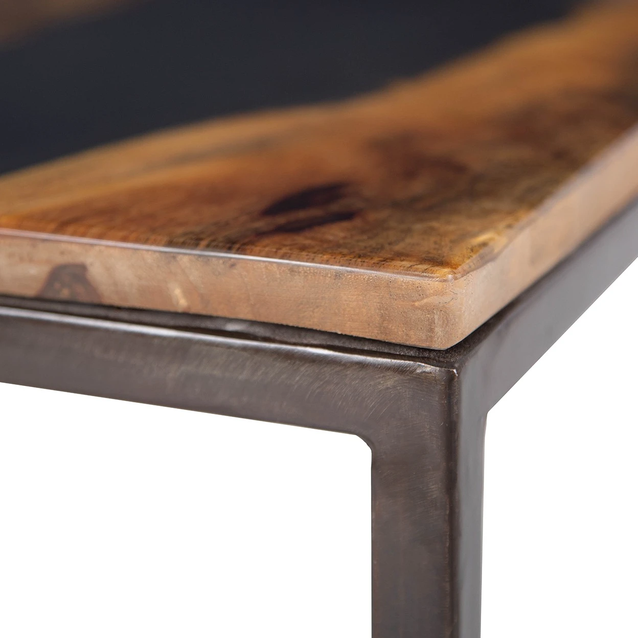 Wolf-Möbel Epoxidharz-Beistelltisch Tarnac - Harz / Metall - Grau 9 Wolf-Möbel Epoxidharz-Beistelltisch Tarnac - Harz / Metall - Grau – Bild 9