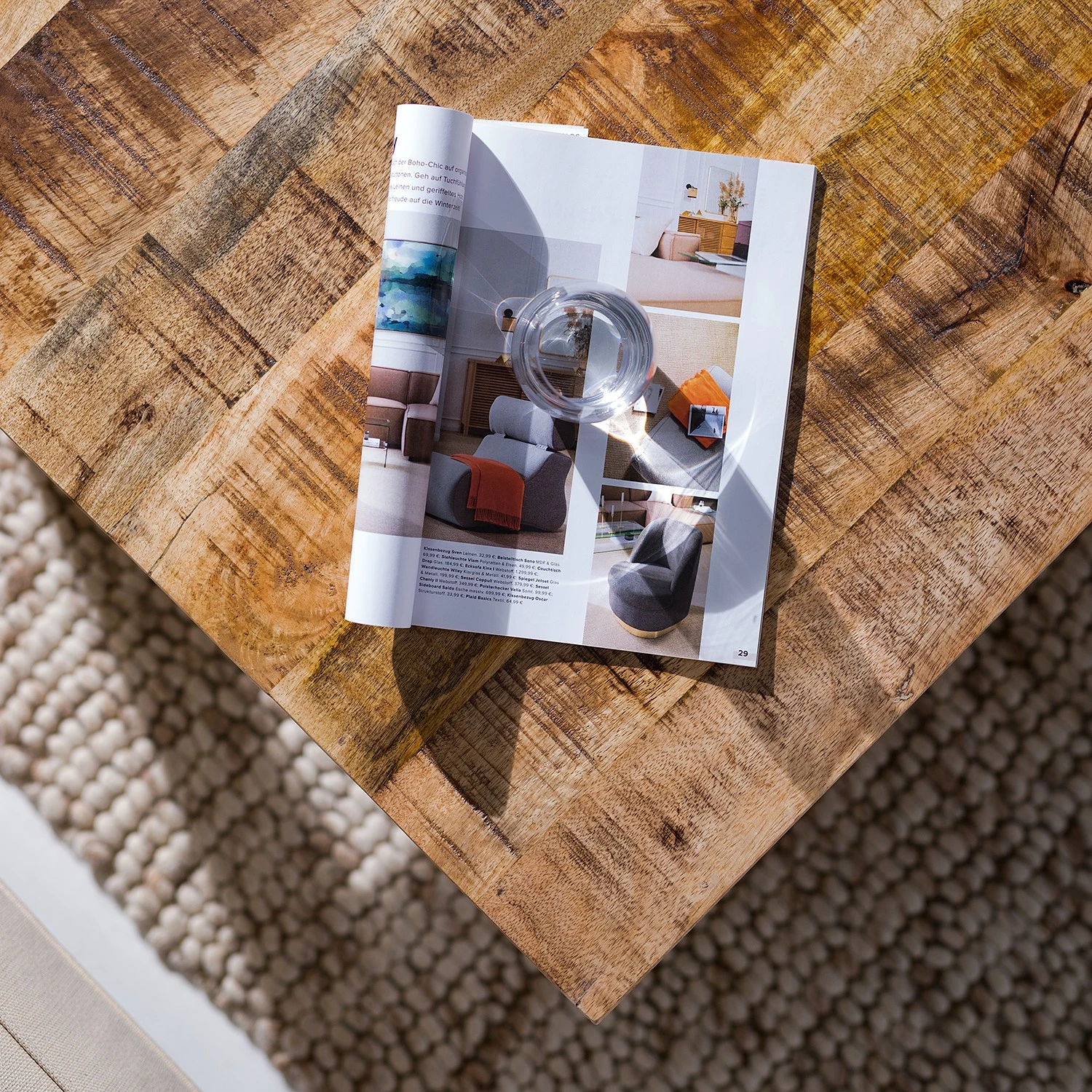 Wolf-Möbel Couchtisch Senille - Mango massiv 11 Wolf-Möbel Couchtisch Senille - Mango massiv – Bild 11