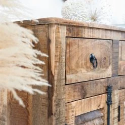 Wolf-Möbel Sideboard Senille - Mango massiv -Wohnzimmermöbel boutique en ligne 1000243214 220311 032 DETAILS P000000001000243214