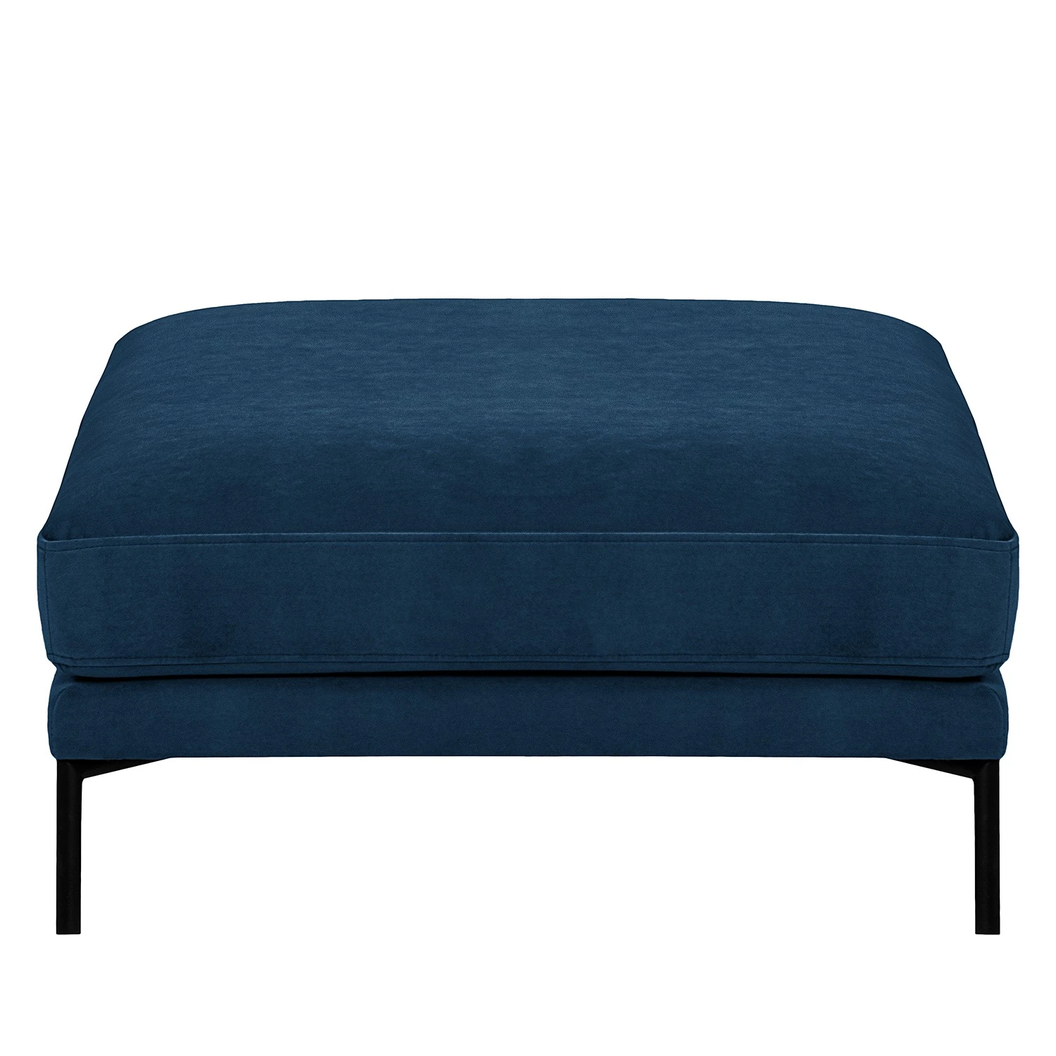 Fredriks Polsterhocker Grossa - Samt - Samt Vaia: Dunkelblau 3 Fredriks Polsterhocker Grossa - Samt - Samt Vaia: Dunkelblau – Bild 3