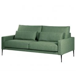 Fredriks Sofa Garlin (3-Sitzer) - Webstoff - Webstoff Sogol: Grün
