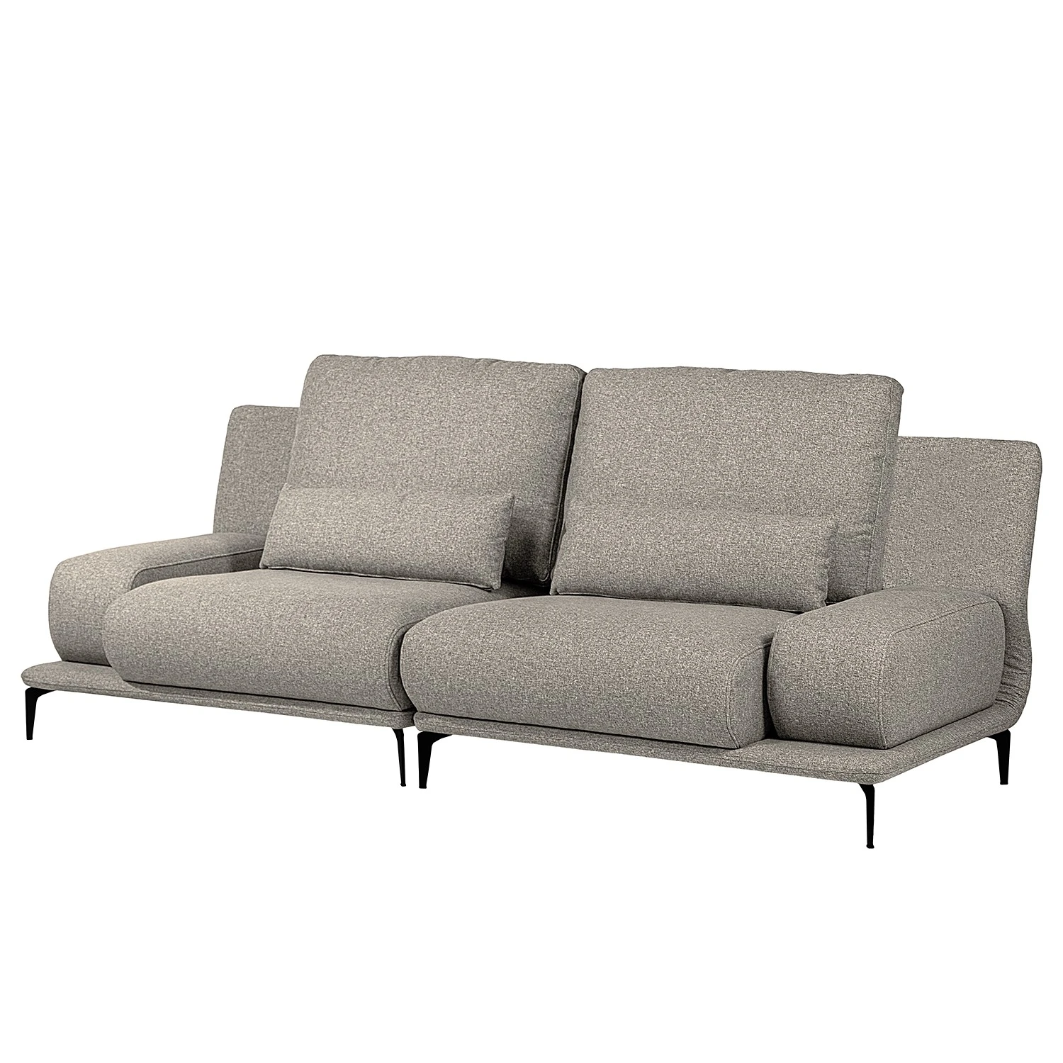 Fredriks Sofa Lirac (3 Sitzer) - Webstoff - Webstoff Sogol: Grau 1 Fredriks Sofa Lirac (3 Sitzer) - Webstoff - Webstoff Sogol: Grau
