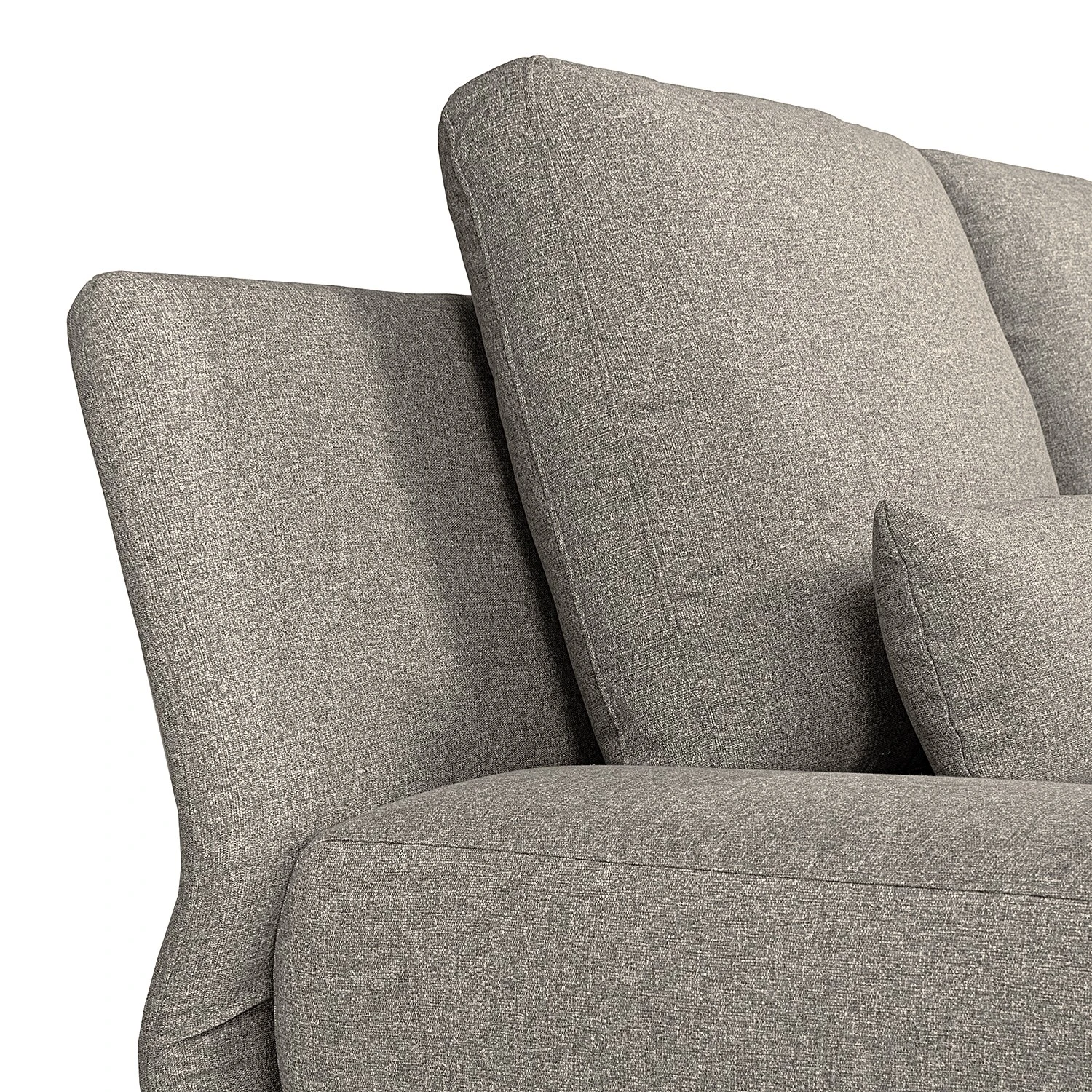 Fredriks Ecksofa Lirac - Webstoff - Webstoff Sogol: Grau - Longchair davorstehend rechts 11 Fredriks Ecksofa Lirac - Webstoff - Webstoff Sogol: Grau - Longchair davorstehend rechts – Bild 11