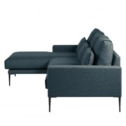 Fredriks Ecksofa Garlin - Webstoff - Webstoff Sogol: Dunkelblau - Longchair davorstehend links -Wohnzimmermöbel boutique en ligne 1000243337 210330 18225401410 DETAILS P000000001000243337