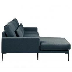 Fredriks Ecksofa Garlin - Webstoff - Webstoff Sogol: Dunkelblau - Longchair davorstehend links -Wohnzimmermöbel boutique en ligne 1000243337 210330 18225401412 DETAILS P000000001000243337