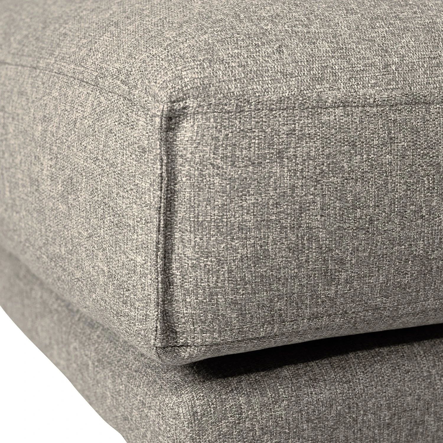 Fredriks Wohnlandschaft Garlin - Webstoff - Webstoff Sogol: Grau - Longchair davorstehend links / Ottomane rechts 9 Fredriks Wohnlandschaft Garlin - Webstoff - Webstoff Sogol: Grau - Longchair davorstehend links / Ottomane rechts – Bild 9