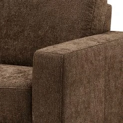 Ponsel Polstermöbel Ecksofa City - Chenille Jiao: Dunkelbraun - Longchair davorstehend links -Wohnzimmermöbel boutique en ligne 1000243752 220107 13124200359 DETAILS P000000001000243752