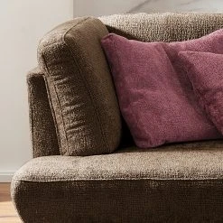 Ponsel Polstermöbel Ecksofa City - Chenille Jiao: Dunkelbraun - Longchair davorstehend links -Wohnzimmermöbel boutique en ligne 1000243752 220107 13124200370 DETAILS P000000001000243752