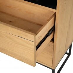 Studio Copenhagen Regal Flox I - Echtholzfurnier / Metall - Eiche / Schwarz -Wohnzimmermöbel boutique en ligne 1000244164 211028 140300000067 DETAILS P000000001000244164