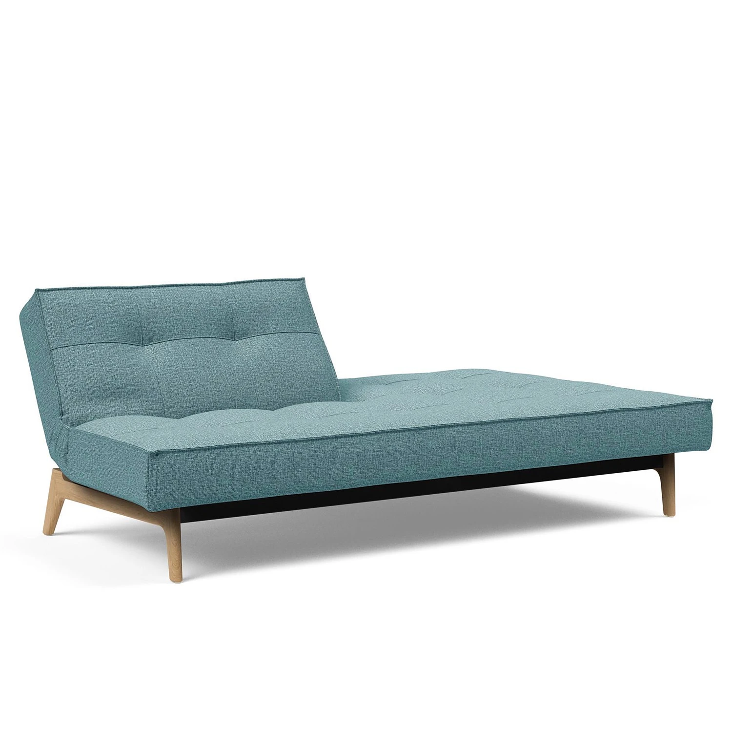 Innovation Möbel Schlafsofa Splitback Eik - Stoff Mixed Dance: Light Blue - Eiche Hell 7 Innovation Möbel Schlafsofa Splitback Eik - Stoff Mixed Dance: Light Blue - Eiche Hell – Bild 7