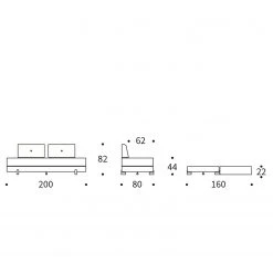 Innovation Möbel Schlafsofa Sigmund - Webstoff - Webstoff Kenya: Gravel - Eiche Hell -Wohnzimmermöbel boutique en ligne 1000244306 210218 15111300312 SKETCH DETAILS P000000001000244306 sketch