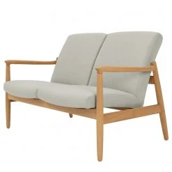 Studio Copenhagen Sofa Froid (2-Sitzer) - Webstoff - Webstoff Baca: Hellgrau - Eiche Hell -Wohnzimmermöbel boutique en ligne 1000244617 210302 06121200126 DETAILS P000000001000244617