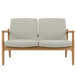 Studio Copenhagen Sofa Froid (2-Sitzer) - Webstoff - Webstoff Baca: Hellgrau - Eiche Hell -Wohnzimmermöbel boutique en ligne 1000244617 210302 06121300127 DETAILS P000000001000244617