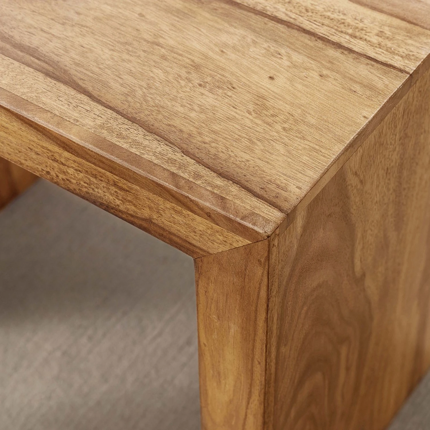 Naturoo Beistelltisch Verniolle I (3er-Set) - Akazie massiv 4 Naturoo Beistelltisch Verniolle I (3er-Set) - Akazie massiv – Bild 4