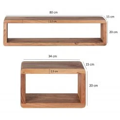 Naturoo Wandregal Maulaix (3er-Set) - Akazie massiv -Wohnzimmermöbel boutique en ligne 1000244864 210202 14534300099 SKETCH DETAILS P000000001000244864 sketch