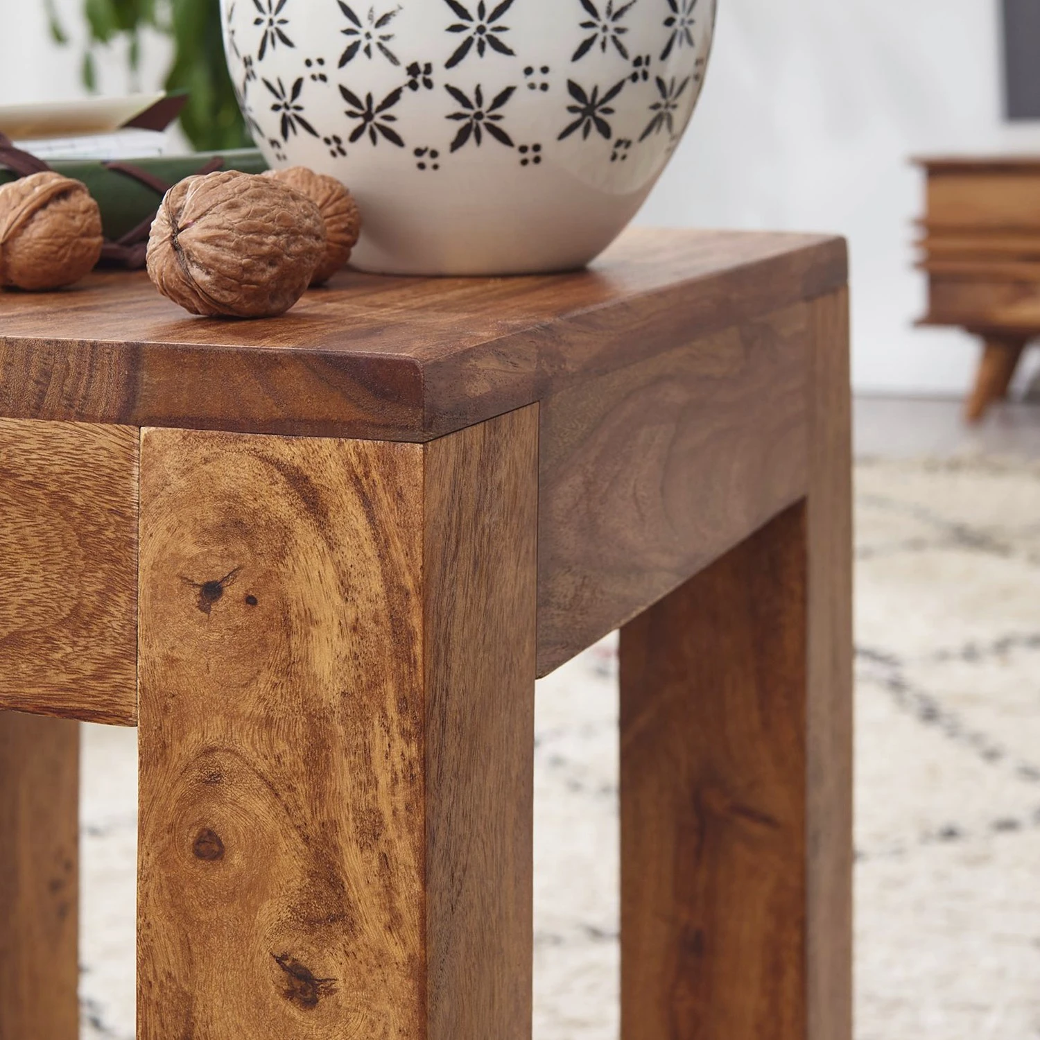 Naturoo Beistelltisch Verniolle II - Sheesham massiv 4 Naturoo Beistelltisch Verniolle II - Sheesham massiv – Bild 4