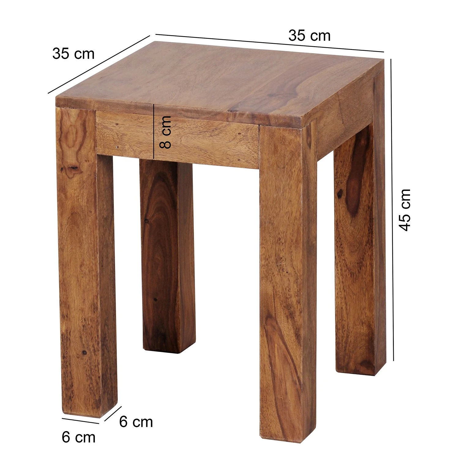 Naturoo Beistelltisch Verniolle II - Sheesham massiv 5 Naturoo Beistelltisch Verniolle II - Sheesham massiv – Bild 5