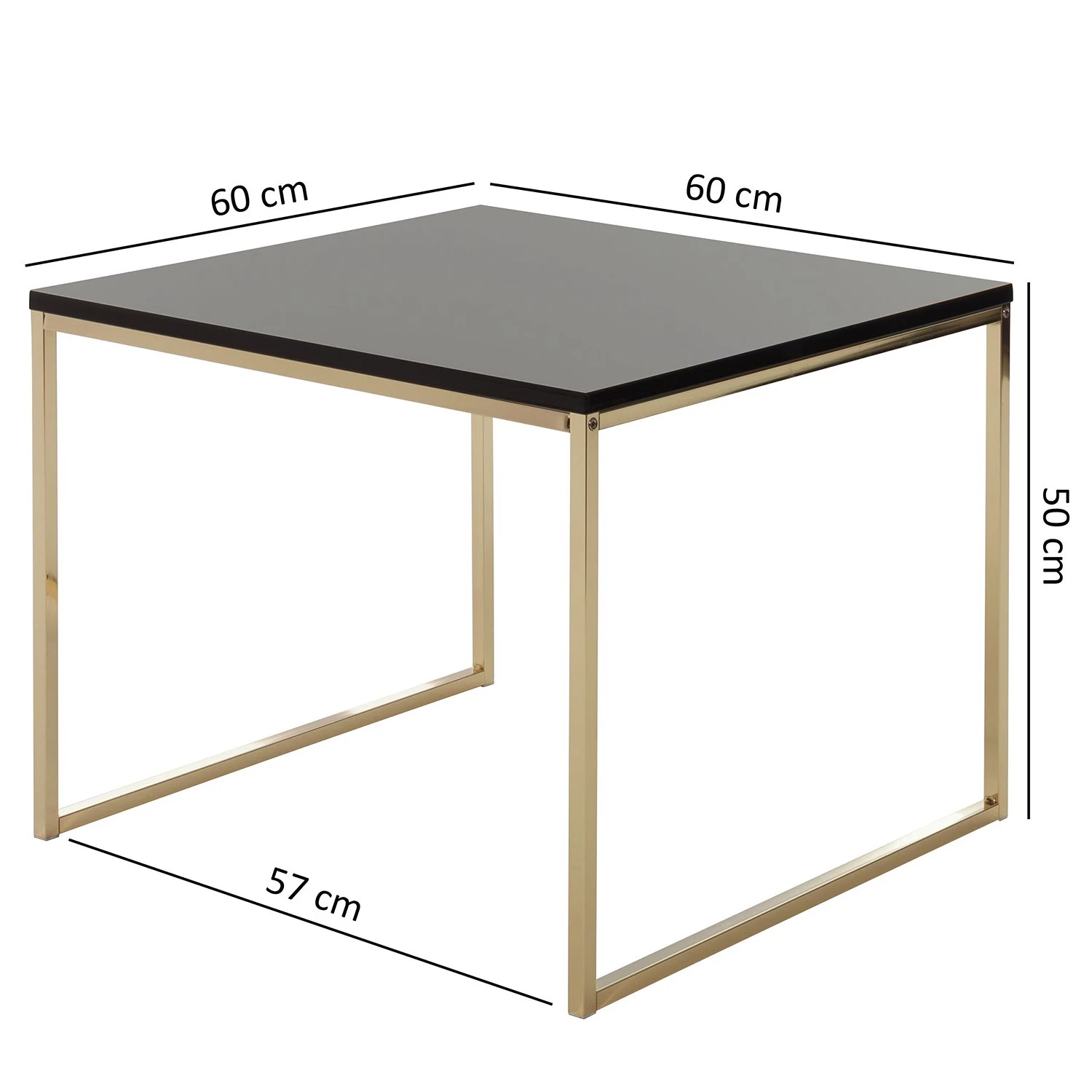 Red Living Couchtisch Lormont I - Schwarz / Gold 6 Red Living Couchtisch Lormont I - Schwarz / Gold – Bild 6