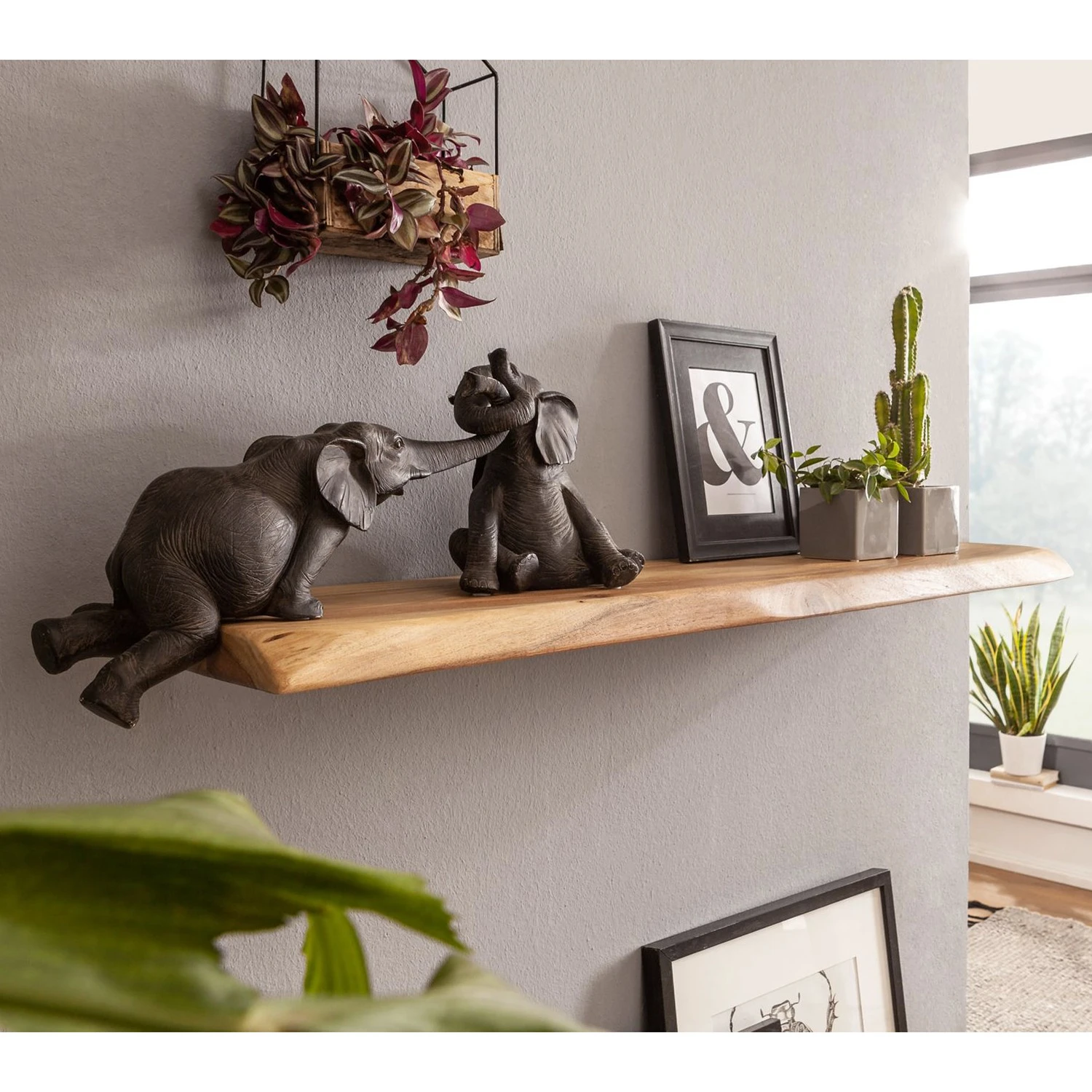 Naturoo Wandboard Longpont - Akazie massiv - Breite: 115 cm 3 Naturoo Wandboard Longpont - Akazie massiv - Breite: 115 cm – Bild 3