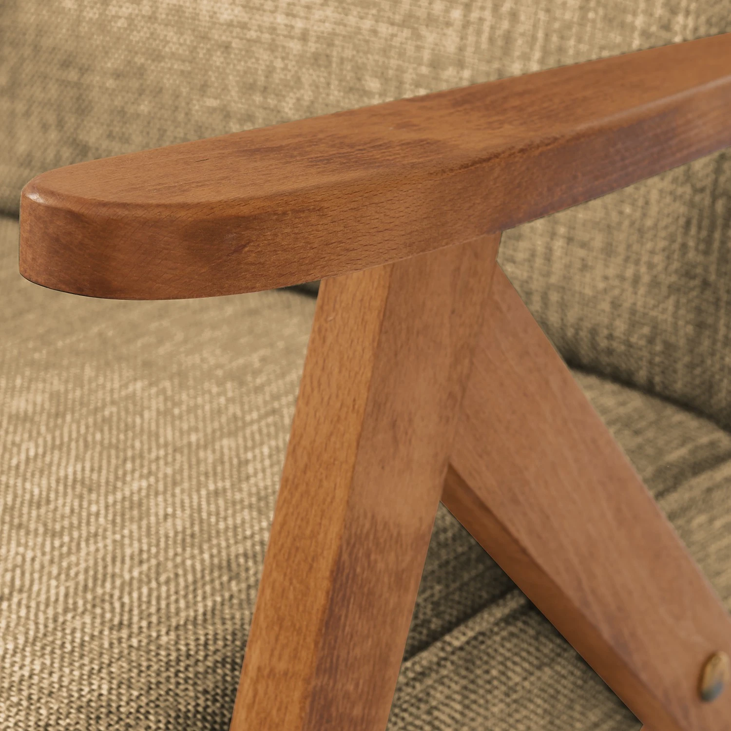 Studio Copenhagen Sessel Auklet - Webstoff - Webstoff Anait: Cappuccino - Buche Hell 5 Studio Copenhagen Sessel Auklet - Webstoff - Webstoff Anait: Cappuccino - Buche Hell – Bild 5